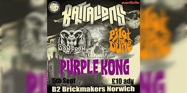 Battalions - Goat monsoon - Pilot the dune - Purple kong | B2 Brickmakers