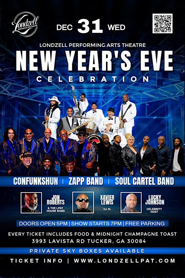 ConFunkShun and Zapp New Year's Eve Celebration | Londzell Performing Arts Theatre