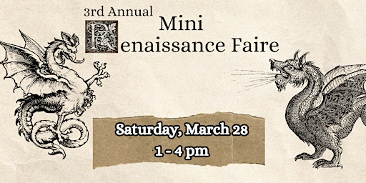 3rd Annual Mini Renaissance Faire | Glenwood Library
