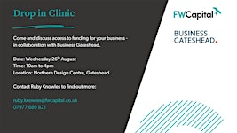 Investment Drop-In Sessions with FW Capital | Northern Design Centre