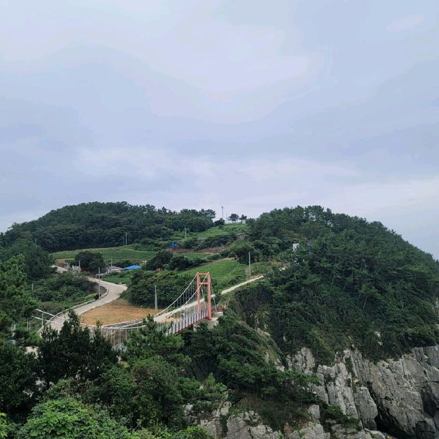 통영 욕지도의 구름다리 