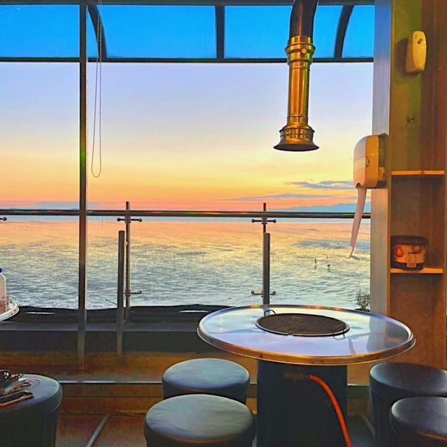 노을 보면서 조개구이 먹는 뷰 맛집 🌅⠀