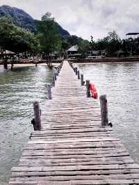 สะพานไม้ไผ่ อ่าวท่าเลน