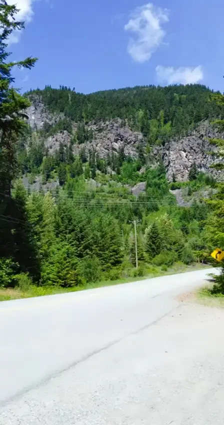 Camping at pool creek station Canada 