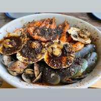 Seafood lunch