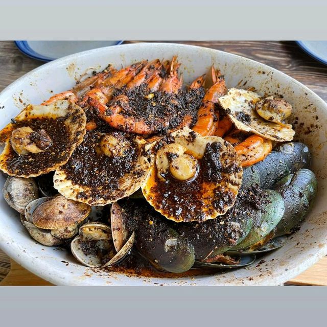 Seafood lunch