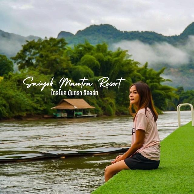 นอนแพริมน้ำ ชมหมอกตอนเช้า