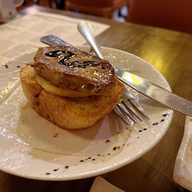 滋味青蘋果鵝肝多士