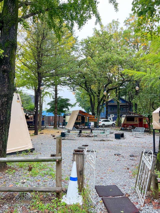 북한강 앞쪽에 위치한 더드림핑 글램핑⛺️