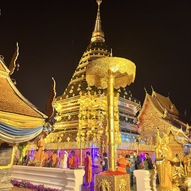 Temples during Fall in Chiangmai
