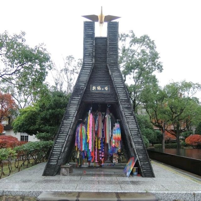 Hoping for peace at Nagasaki Peace Park