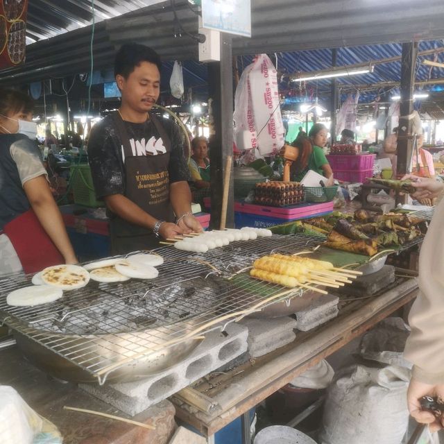 เดินหาของป่า🍖ตลาดบ้ายห้วยเดื่อ