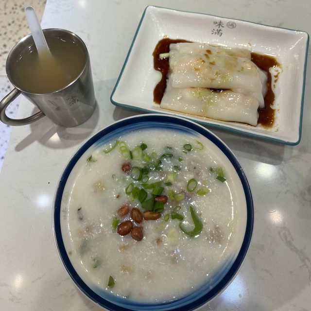 天后傳統但帶新式設計的粥鋪