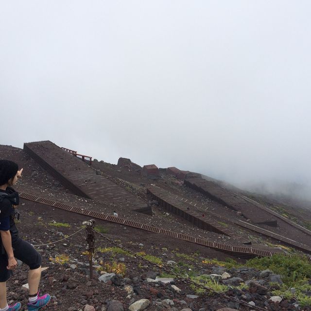 hike up to Mount Fuji