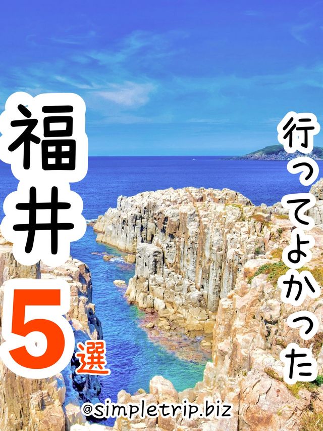 【福井】行ってよかった福井の観光地5選