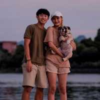 ที่พักริมน้ำกาญจนบุรี น้องหมาพักได้