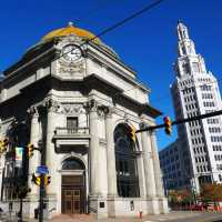 Buffalo wings and classic buildings 