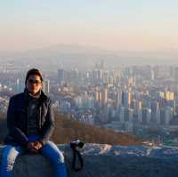 Seoul City View at Ansan Mountain