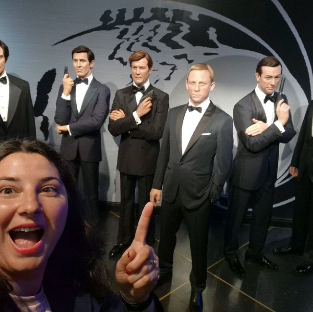 Meeting celebrities at Madame Tussauds 