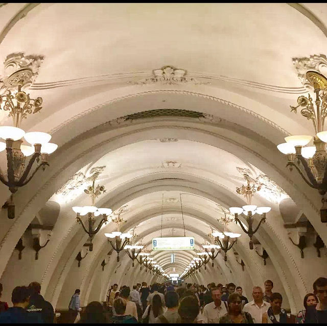 Moscow Metro Station are like Museums!