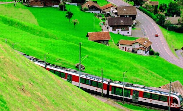 Switzerland's Lungern, this must be the fairy tale town on earth.