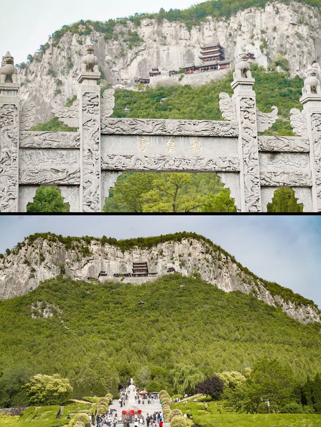 Off-the-beaten-path recommendation | The temple where Nüwa repaired the sky and created humans, suspended by iron chains on the edge of a cliff.