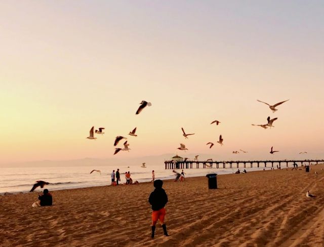 Los Angeles' most beautiful beach - Manhattan Beach