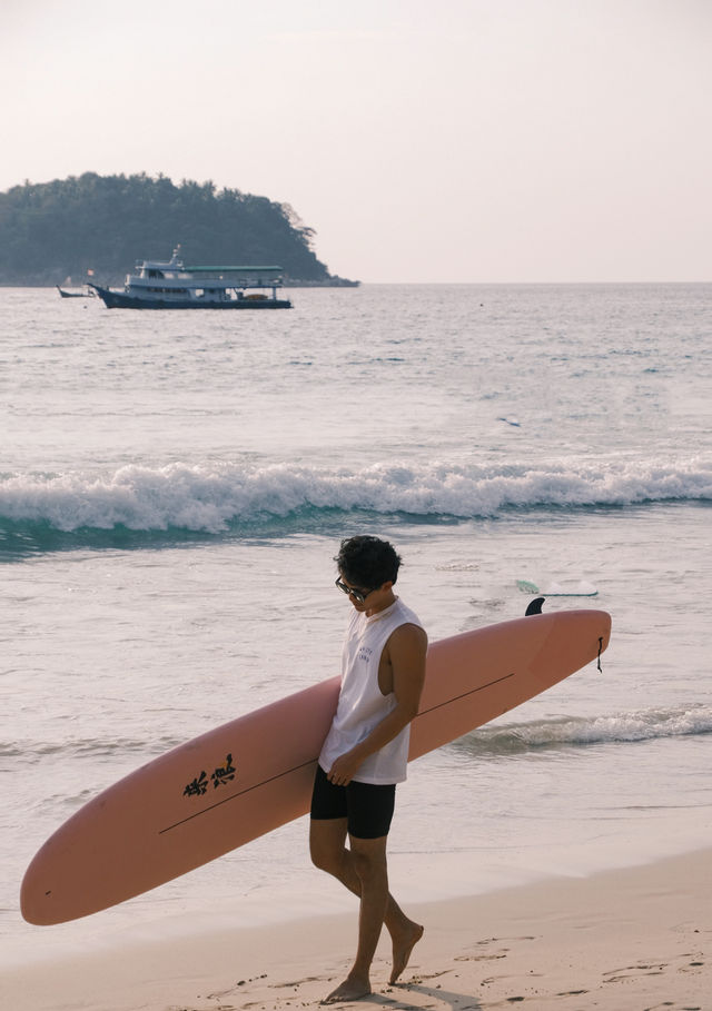 🇹🇭Phuket Surfing Recommendation 🏄 Must-visit spot for beginners to experience and check-in.