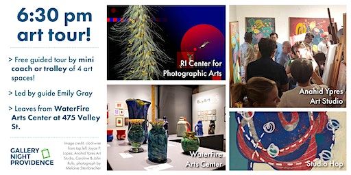 November Gallery Night Providence 6:30 pm Trolley or Mini Coach Tour! | The WaterFire Arts Center