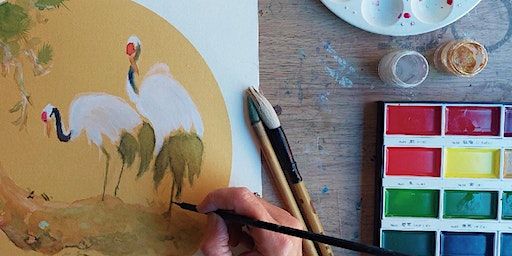 Japanese Painting Workshop - Golden Edition | Cass Art