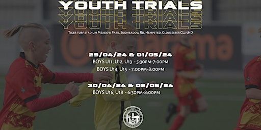 Gloucester City AFC Trials U14 | Meadow Park, Gloucester