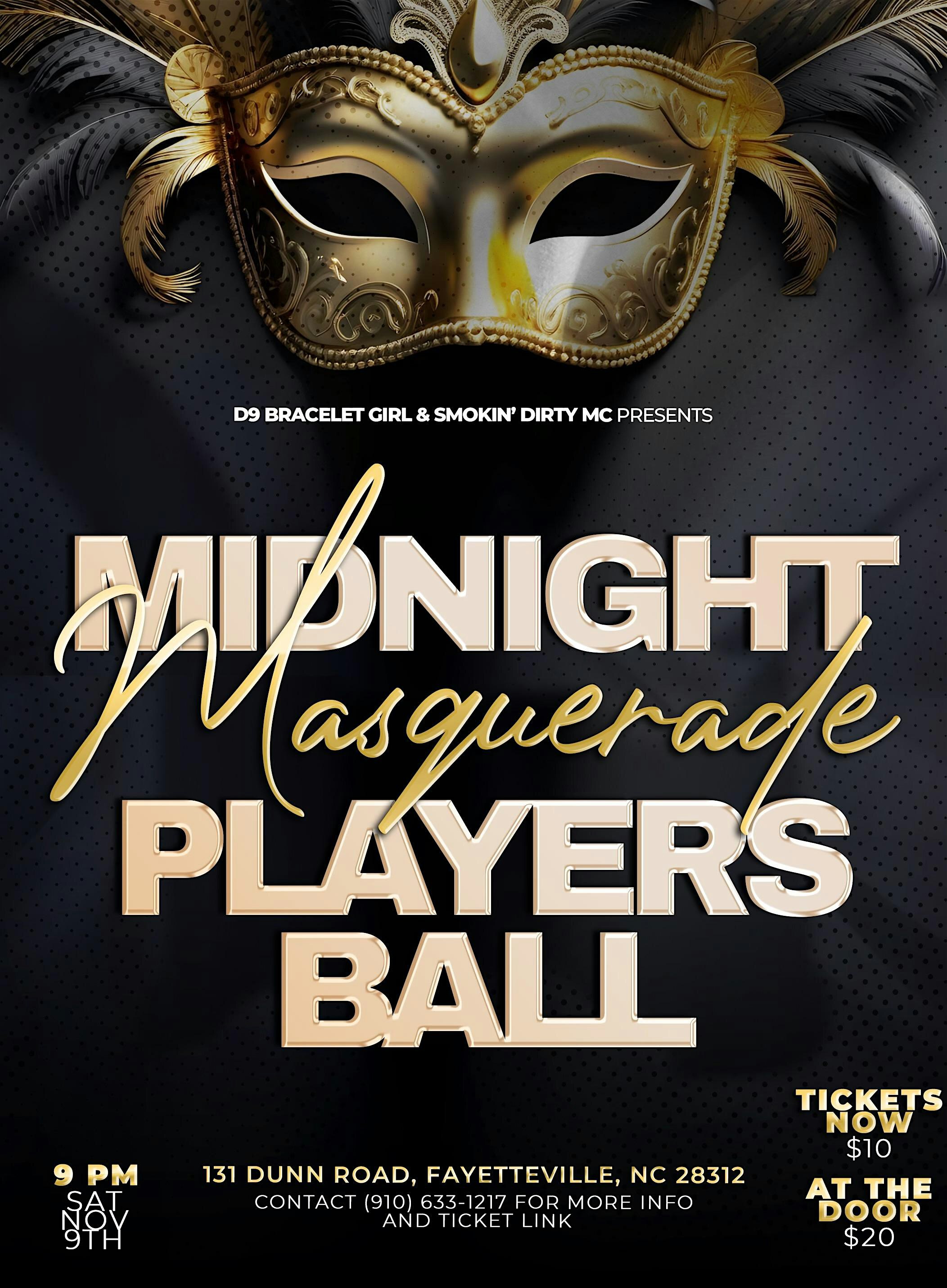 MIdnight Masquerade Players Ball | 131 Dunn Rd
