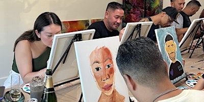 Valentine's Day Bottomless Mimosas n' Paint Your Partner R&B Night | Flowhaus Art and Wellness Studio