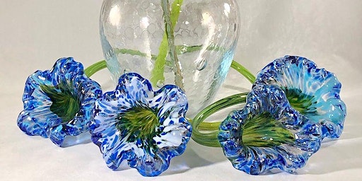 Valentine Flowers come all colors; fun, fast, then go for a cool off | Glass Arts Indiana
