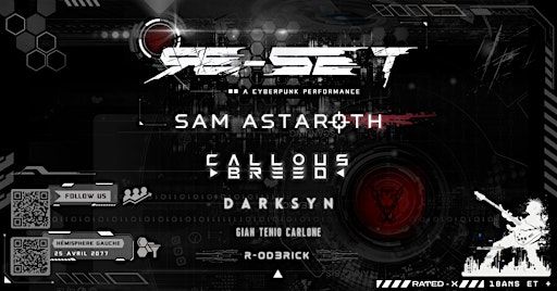Re-Set : Gian Tenio Carlone / Darksyn / Callous Breed / Sam Astaroth | Bar l'Hémisphère Gauche