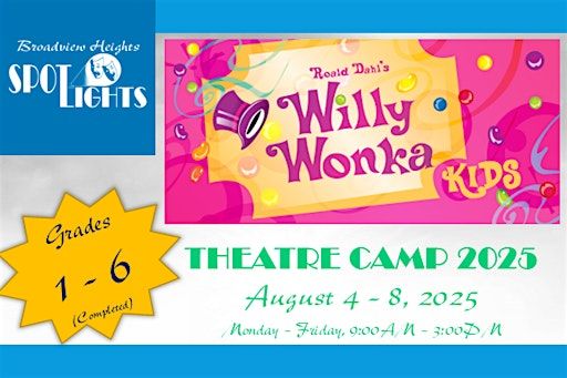 Spotlights' Theatre Camp 2025 | Broadview Heights Cultural Arts Building, Home of the Spotlights Theater