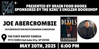 Joe Abercrombie | The Devils | First Baptist Church of Salt Lake City