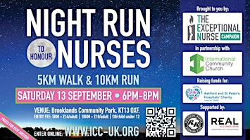 Night Run to honour Nurses | Brooklands Community Park