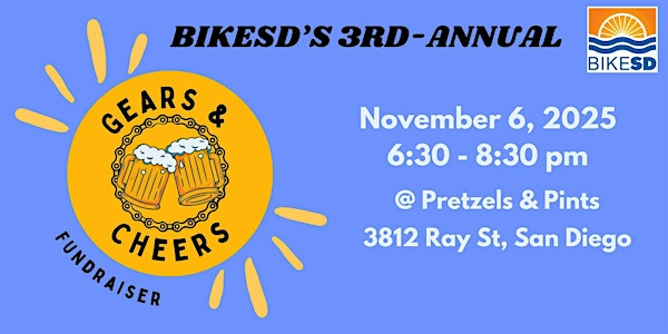 BikeSD's Gears and Cheers 2025 | Pretzels & Pints