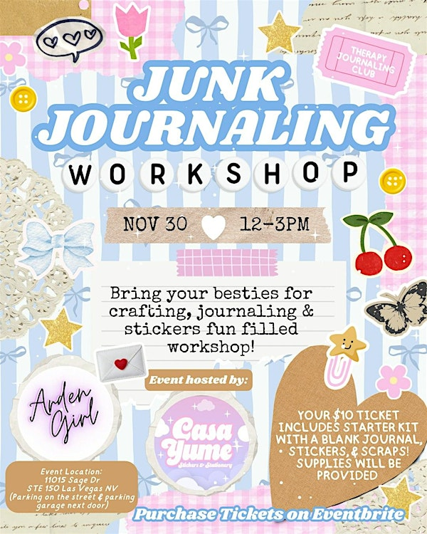 Junk Journal Workshop | ArdenGirl