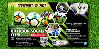 AAMW Youth Sports Training - Outdoor  Soccer Clinic 2026 | Theodore D Young Community Center