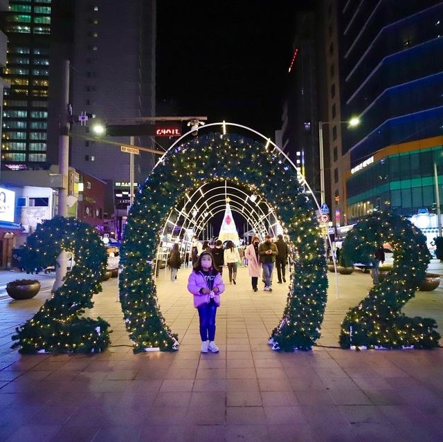부산 해운대 빛축제 아름다워