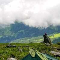 chari top trek . Sun rise trek.
