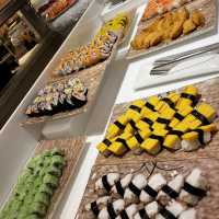 Halal buffet with wide selection