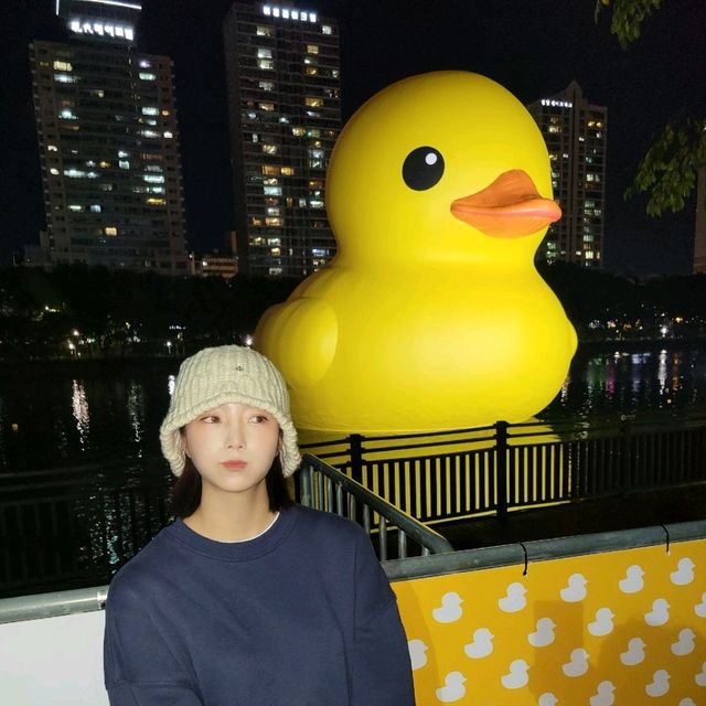 8년만에 돌아온 잠실 석촌호수 러버덕 💛