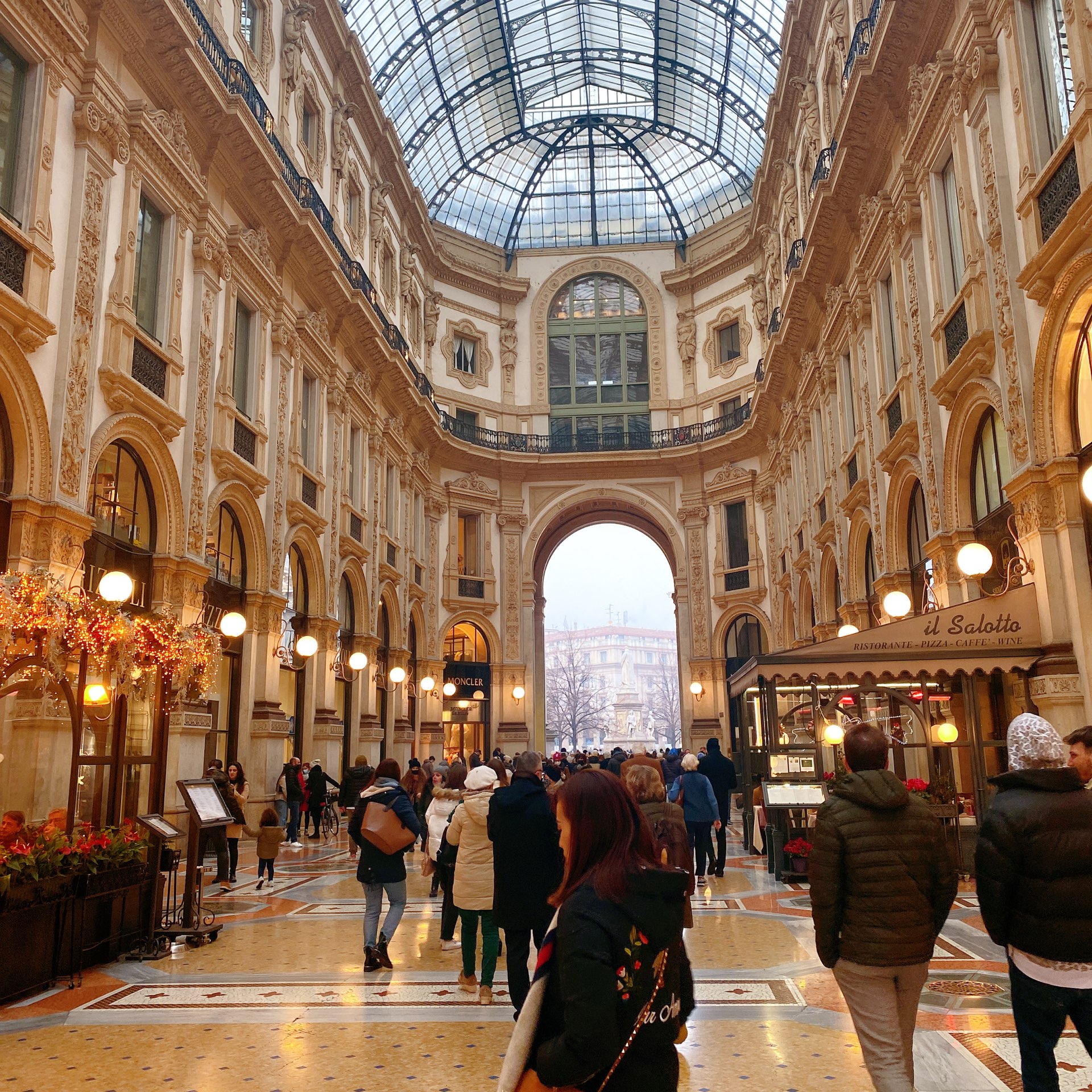 Lighting design for the Galleria Vittorio Emanuele in Milan by