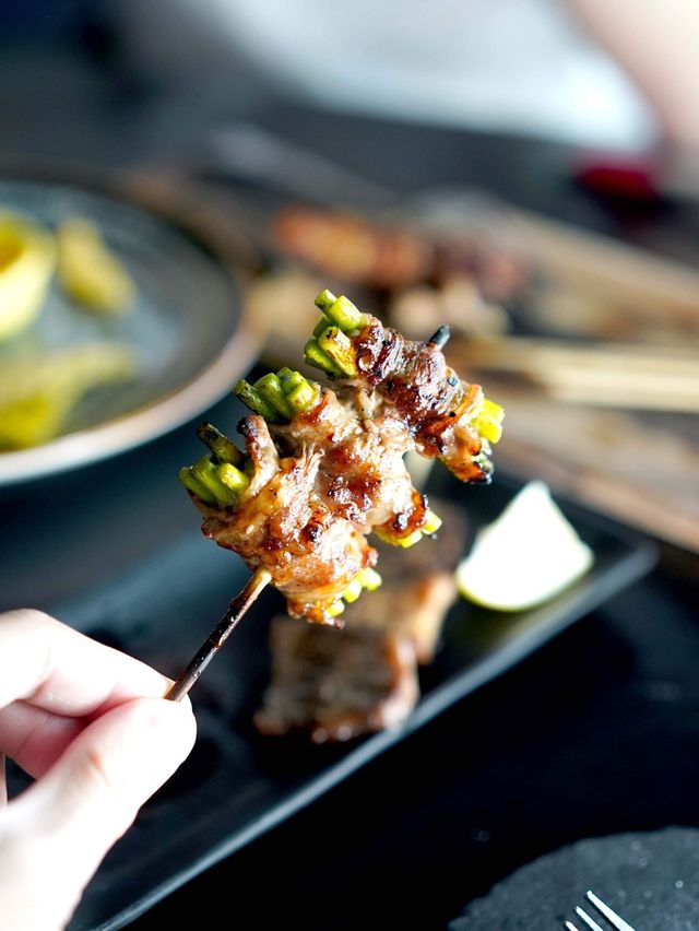  最近去左大埔墟Dragon BBQ bar度試下佢地嘅串燒！