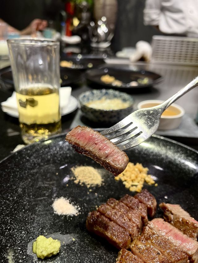 台北高質日式鐵板燒♨️一次過品嚐龍蝦、鮑魚、和牛、帶子等美食