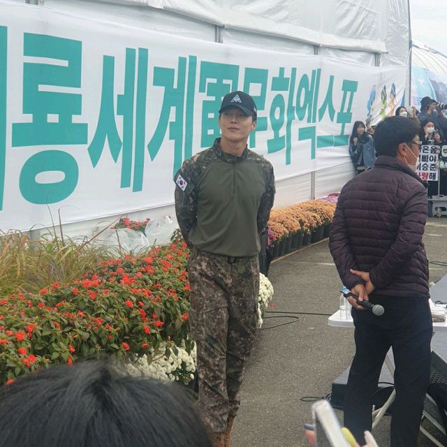 계룡군문화엑스포에서 만난 장기용배우님