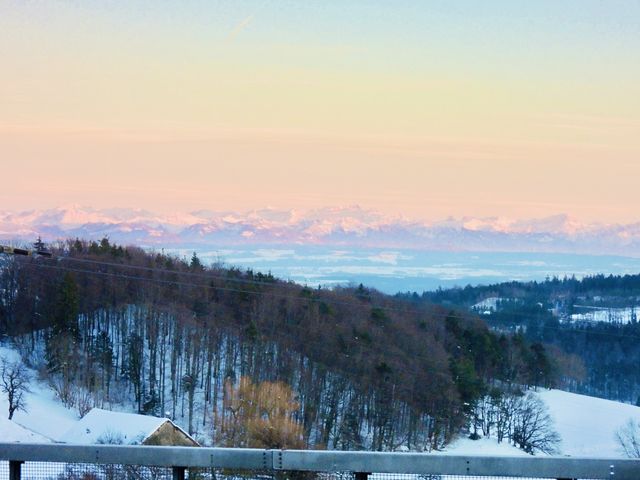 遠眺歐洲第一高峰 Montblanc 白朗峰